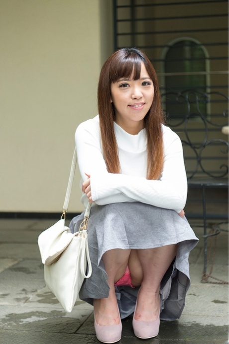 Adorable Asian teen Akari Kiriyama unveils her small tits and gets rocked